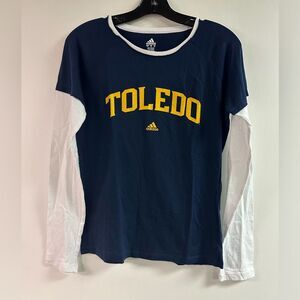 Adidas University of Toledo Long Sleeve Top Size M